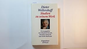 Dieter Wellershoff : Studien zu seinem Werk