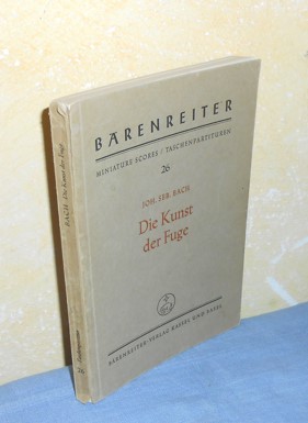 Bärenreiter Miniatur Scores / Taschenpartituren 26 Joh. Seb. Bach : Die Kunst der Fuge (nach der ...