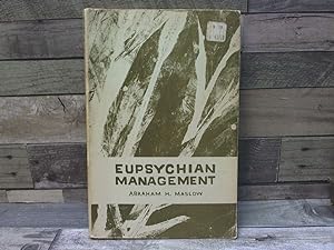 Bild des Verkufers fr Eupsychian Management: A Journal zum Verkauf von Archives Books inc.