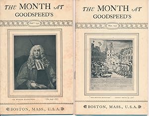 The Month at Goodspeed's Book Shop: Volume II, Nos. 6-9