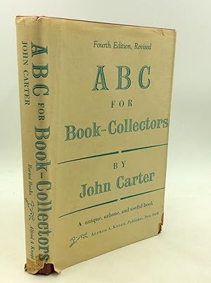 Seller image for ABC FOR BOOK-COLLECTORS for sale by Kubik Fine Books Ltd., ABAA