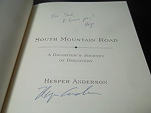Seller image for South Mountain Road: A Daughter's Journey of Discovery for sale by Eastburn Books