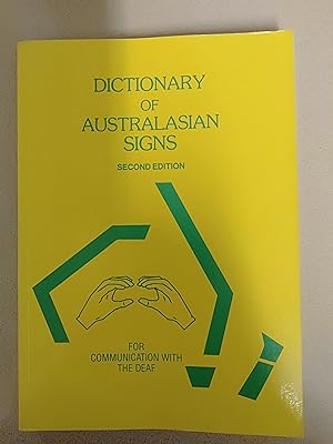Seller image for Dictionary of Australian Signs For Communication With The Deaf - Second Edition for sale by Rons Bookshop (Canberra, Australia)