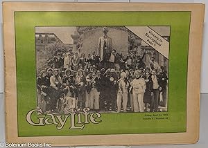 Bild des Verkufers fr GayLife: the international gay newsleader; vol. 6, #44, Friday, April 24, 1981; Victory in Springfield zum Verkauf von Bolerium Books Inc.