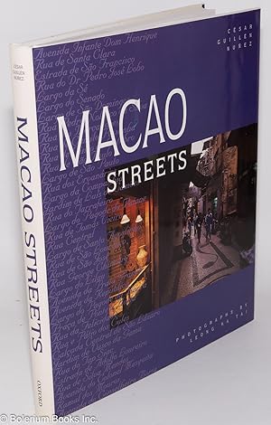 Imagen del vendedor de Macao Streets a la venta por Bolerium Books Inc.