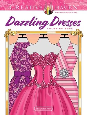 Image du vendeur pour Creative Haven Dazzling Dresses Coloring Book (Paperback or Softback) mis en vente par BargainBookStores