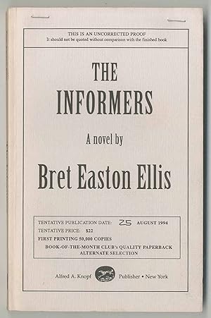 Imagen del vendedor de The Informers a la venta por Between the Covers-Rare Books, Inc. ABAA