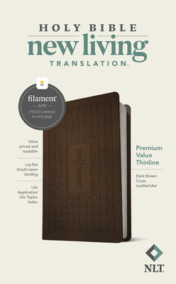 Immagine del venditore per NLT Premium Value Thinline Bible, Filament Enabled Edition (Leatherlike, Dark Brown Cross) (Leather / Fine Binding) venduto da BargainBookStores