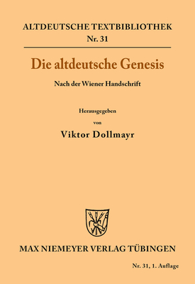 Imagen del vendedor de Die altdeutsche Genesis (Paperback or Softback) a la venta por BargainBookStores