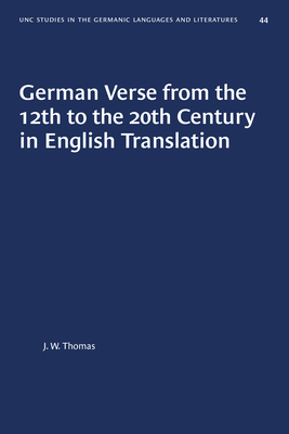 Seller image for German Verse from the 12th to the 20th Century in English Translation (Paperback or Softback) for sale by BargainBookStores
