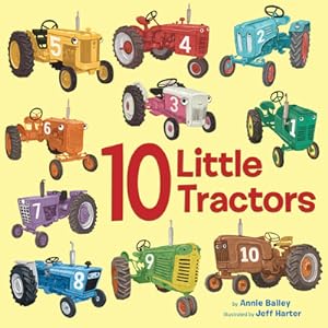 Seller image for 10 Little Tractors (Board Book) for sale by BargainBookStores