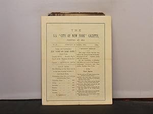 Inman and International S.S. City of New York : Newsletter No 47 of The S.S. "City of New York" G...