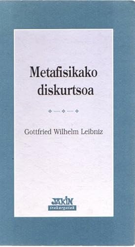 Seller image for Metafisikako diskurtsoa . for sale by Librera Astarloa