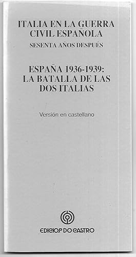 Italia en la Guerra civil española. Sesenta años después