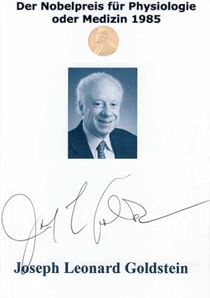 Image du vendeur pour Joseph Leonard Goldstein Autograph | signed cards / album pages mis en vente par Markus Brandes Autographs GmbH