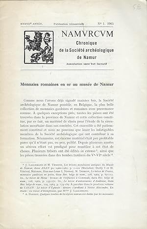 Seller image for Monnaies romaines en or au muse de Namur for sale by Librairie Archaion