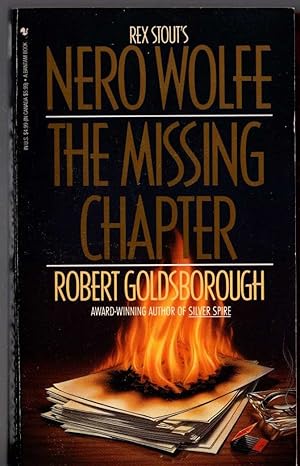 Image du vendeur pour THE MISSING CHAPTER (Nero Wolfe) mis en vente par Mr.G.D.Price