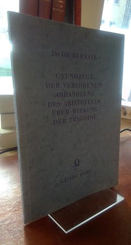 Bild des Verkufers fr Grundzge der verlorenen Abhandlung des Aristoteles ber Wirkung der Tragdie. Eingeleitet von Karlfried Grnder. zum Verkauf von Antiquariat Thomas Nonnenmacher