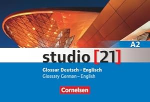 Image du vendeur pour studio [21] - Grundstufe A2: Gesamtband. Glossar Deutsch-Englisch mis en vente par Smartbuy