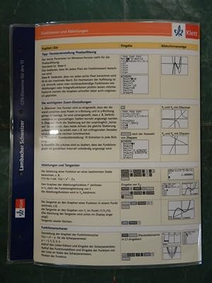 Lambacher Schweizer GTR-Hinweise für den TI - Funktionen und Anleitungen