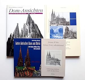 Seller image for Karl Hugo Schmlz - Dom-Ansichten / Dass die ganze Umgebung des Domes. - der Zentral-Dombau-Verein und die Freilegung des Klner Domes / Gottes Gotisches Haus am Rhein - ein Lesebuch / Klner Dom - Literaturgeschichten rund um den Dom - 4 Bcher for sale by Verlag IL Kunst, Literatur & Antiquariat