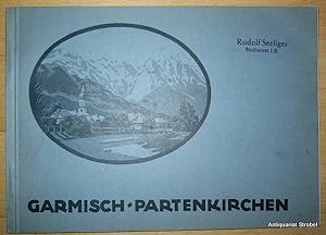 Bild des Verkufers fr Garmisch-Partenkirchen und Umgebung. Nach farbenphotographischen Uvachrom-Aufnahmen. zum Verkauf von Antiquariat Christian Strobel (VDA/ILAB)