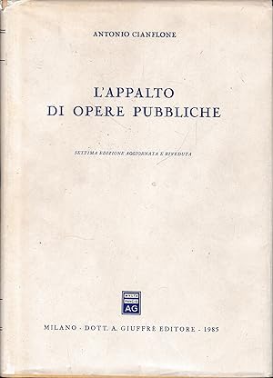 L' appalto di opere pubbliche