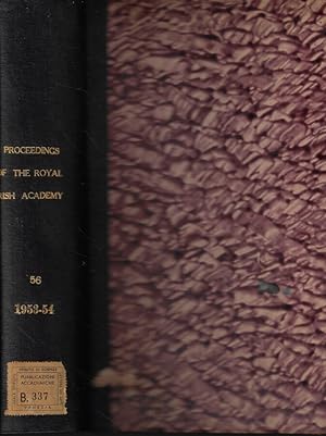 Proceedings of the Royal Irish Academy Vol. LVI 1953-1954