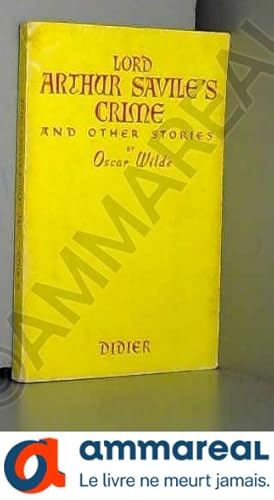 Imagen del vendedor de Wilde Oscar. Lord arthur savile's crime and other stories a la venta por Ammareal