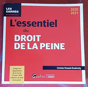 L'essentiel du droit de la peine