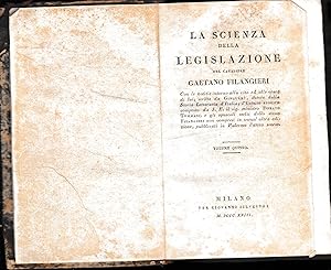 La scienza della legislazione, volume quinto