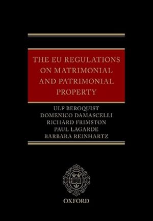 Seller image for The EU Regulations on Matrimonial and Patrimonial Property (Hardcover) for sale by Grand Eagle Retail