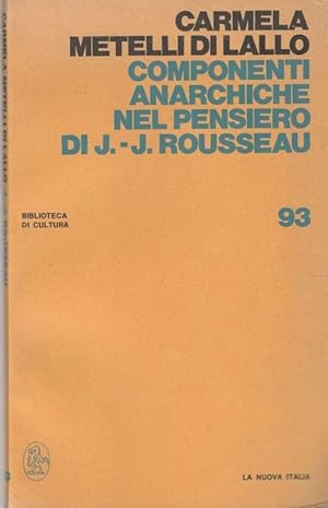 Componenti anarchiche nel pensiero di J.J. Rousseau