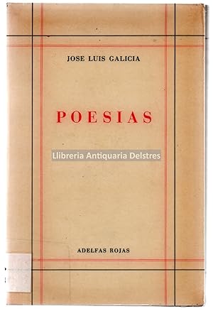 Imagen del vendedor de Poesias. a la venta por Llibreria Antiquria Delstres