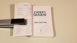 Image du vendeur pour Ender's Shadow: Signed mis en vente par SkylarkerBooks