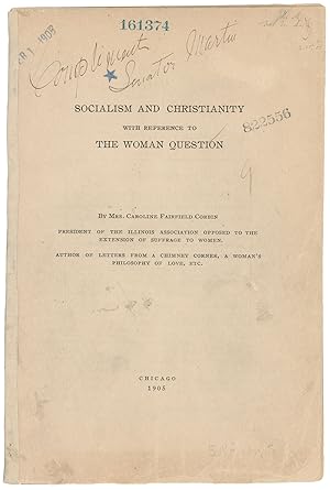 Socialism and Christianity with Reference to the Woman Question