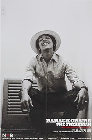 BARACK OBAMA: THE FRESHMAN - PHOTOGRAPHS BY LISA JACK: 2009 EXHIBITION POSTER