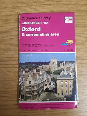 Bild des Verkufers fr Landranger Maps: Oxford and Surrounding Area Sheet 164 (OS Landranger Map) zum Verkauf von Cambridge Rare Books