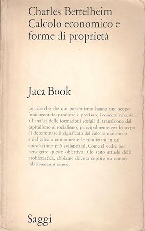 Calcolo economico e forme di proprietà