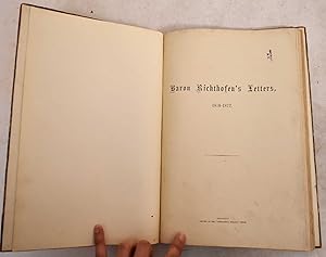 Bild des Verkufers fr Baron Richthofen's letters, 1870-1872 zum Verkauf von Mullen Books, ABAA