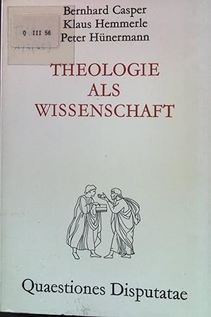 Imagen del vendedor de Theologie als Wissenschaft. Methodische Zugnge. Quaestiones Disputatae 45 a la venta por books4less (Versandantiquariat Petra Gros GmbH & Co. KG)