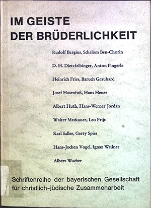 Imagen del vendedor de Im Geiste der Brderlichkeit a la venta por books4less (Versandantiquariat Petra Gros GmbH & Co. KG)