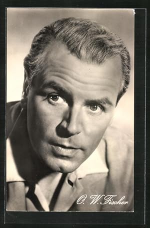 Bild des Verkufers fr Ansichtskarte Schauspieler O. W. Fischer in Mein Vater, der Schauspieler zum Verkauf von Bartko-Reher
