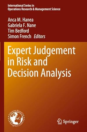 Image du vendeur pour Expert Judgement in Risk and Decision Analysis mis en vente par AHA-BUCH GmbH