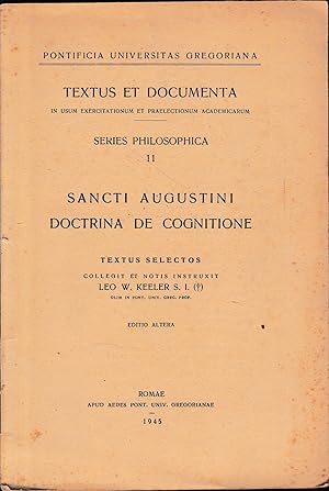 Sancti Augustini doctrina de cognitione