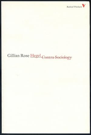 Bild des Verkufers fr Hegel Contra Sociology zum Verkauf von Between the Covers-Rare Books, Inc. ABAA