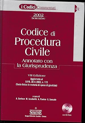 Codice di procedura civile annotato con la giurisprudenza. Con CD-Rom.