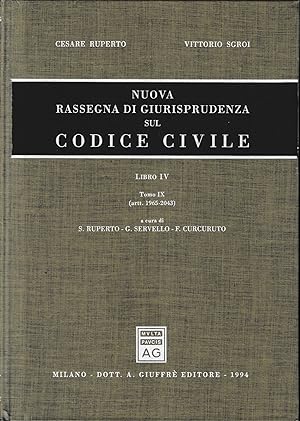 Nuova rassegna di giurisprudenza sul Codice civile. Artt. 1965-2043 (Vol. 4/9)
