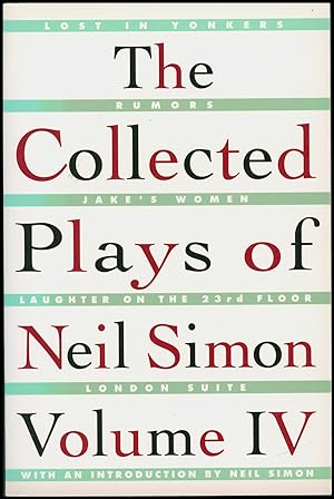 Bild des Verkufers fr The Collected Plays of Neil Simon, Vol. 4 zum Verkauf von Diatrope Books