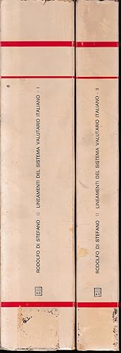 Lineamenti del sistema valutario italiano, due volumi.
